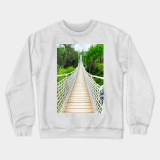 The Canopy Trail at Santa Ana Wildlife Refuge Crewneck Sweatshirt